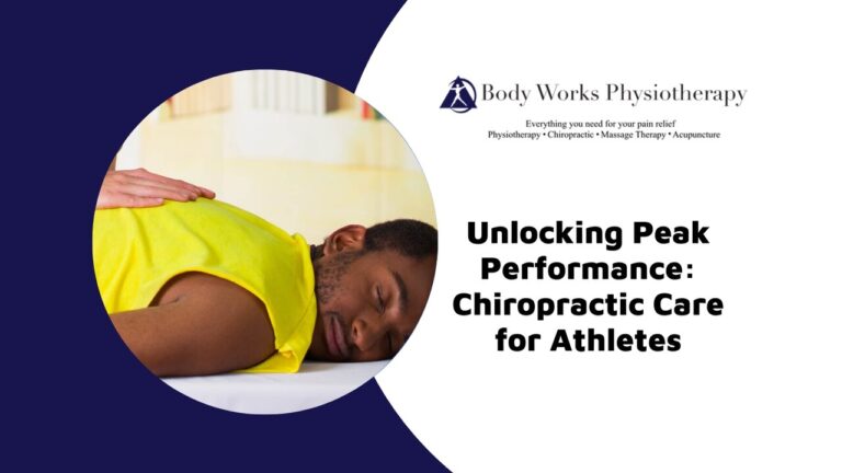 Unlocking Peak Performance: Chiropractic Care for Athletes