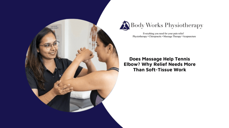 does massage help tennis elbow scarborough